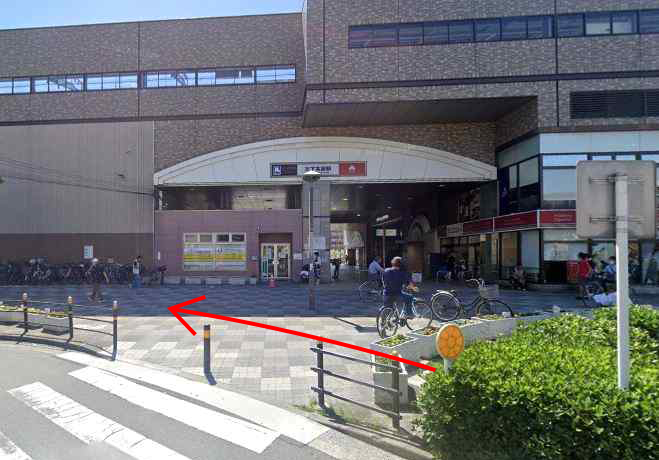 01. Get out of the station and go to the east entrance